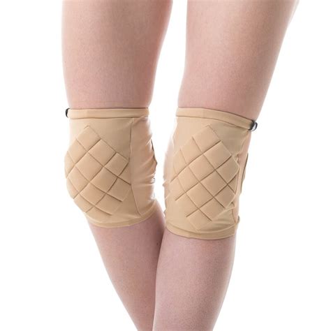 Poledancerka Knee Pads Nude With Pockets For Extra Pads
