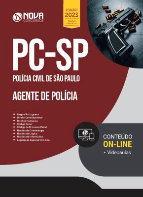 Apostila Pc Sp Em Pdf Agente De Pol Cia