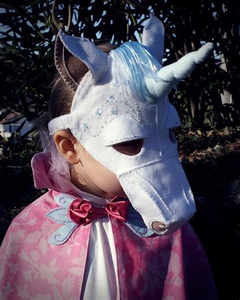 Unicorn Mask PDF Pattern - Etsy | Animal costumes, Unicorn mask ...