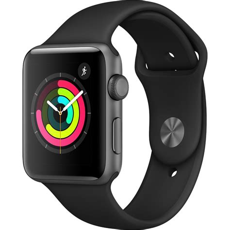 Смарт часовник Apple Watch 3, GPS, Корпус Space Grey Aluminium 42mm ...