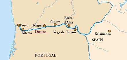 Douro River Map