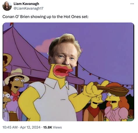 20 Memes And Reactions To Conan O Brien S Hot Ones Episode EBaum S World