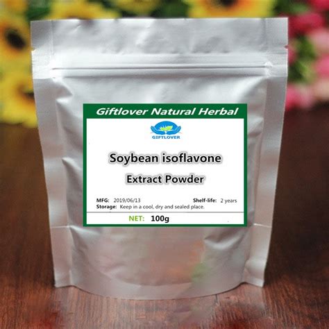 No Gmo Best Soybean Extract Power Genistein Daidzein Soy Isoflavone