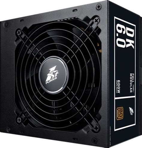 1st Player DK 6.0 E-sport 600W Full Modular 80 Plus Bronze Gaming Power ...