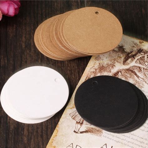 Pcs Mm Round Kraft Paper Tags For Gifts Labeling Sales Etsy