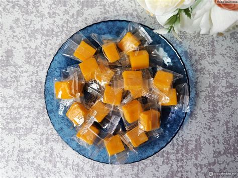 Жевательные конфеты Феникс Групп Кубики из манго - «Быстро набирающие ...