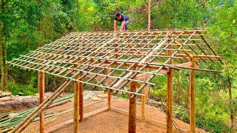 How To Build Cabin House From Wood Lý Tòn Lai Youtube