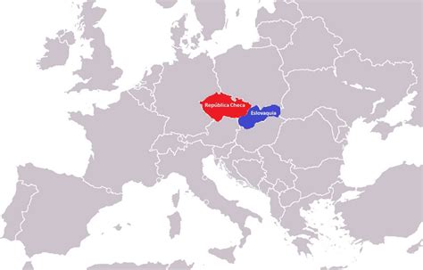 Un 1 de enero de 1993 Checoslovaquia se divide en República Checa y