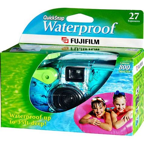 Fujifilm Quicksnap 800 Waterproof 35mm Disposable Camera 27 Exposures