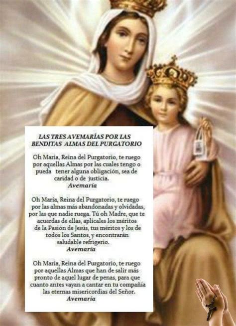 Almas Del Purgatorio Con La Virgen Del Carmen