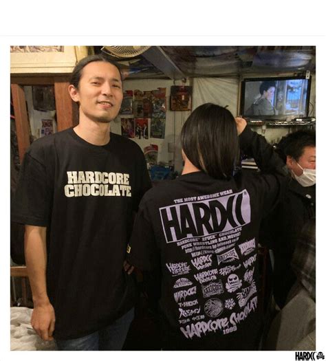 楽天市場 ハードコアチョコレート HARDCORE CHOCOLATE スペシャルロゴミックスTシャツ ReMIX リバースパープル SS TEE T P BK T