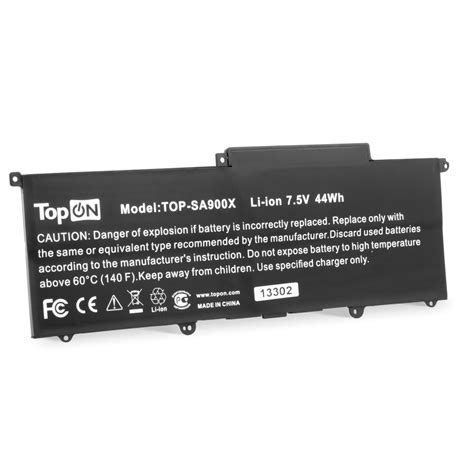 TopON TOP-SA900X Аккумулятор для ноутбука Samsung NP900X3C. 7.5V ...