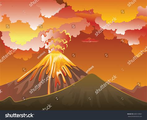 12880 Cartoon Volcano Images Stock Photos And Vectors Shutterstock