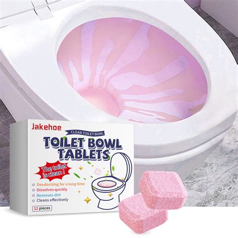 Toilet Tank Cleaning Tablets 12 Pack Continuous Clean And Deodorize