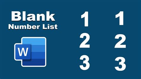 How To Create A Numbered List In Microsoft Word Calendar