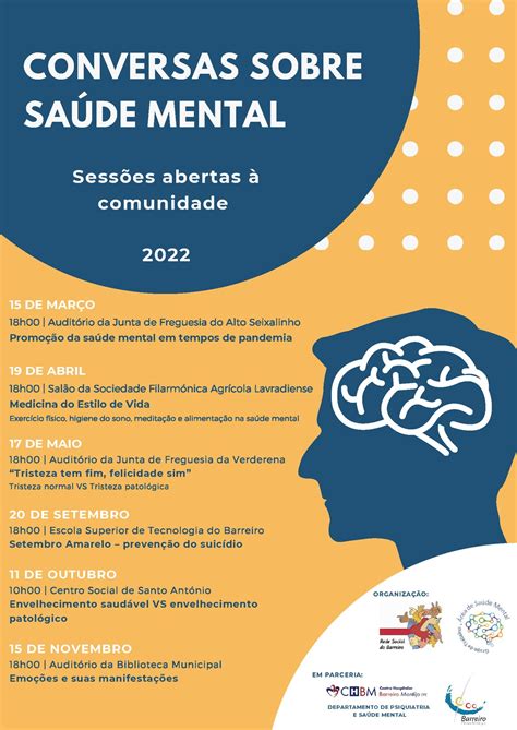 Palestras Sobre Saúde Mental Abertas à Comunidade Portal Institucional