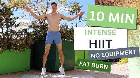 Min Intense Hiit Workout Fat Burner No Breaks No Equipment