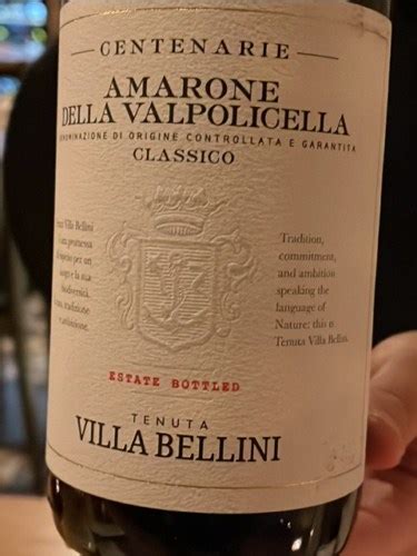 Villa Bellini Centenarie Amarone Della Valpolicella Classico Vivino