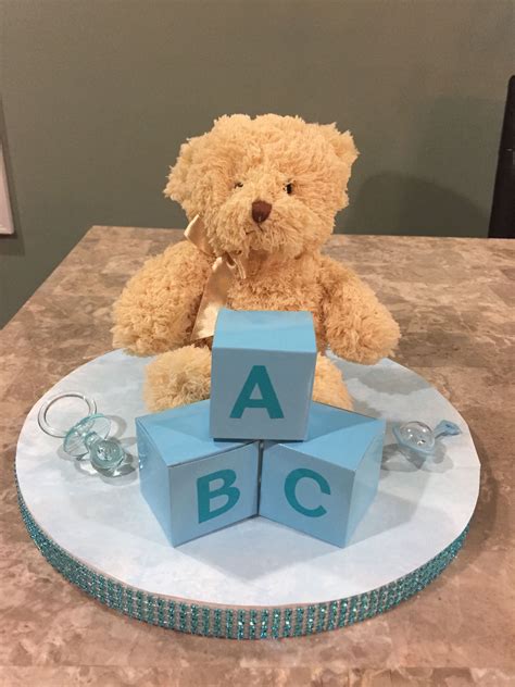 Teddy Bear Centerpiece Baby Bear Baby Shower Bear Baby Shower Theme