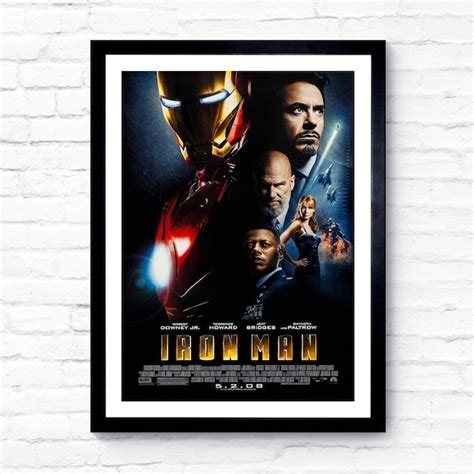 Iron Man 1 Movie Poster - Etsy