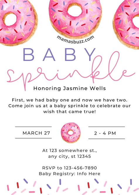 30+ Best Baby Sprinkle Invitation Wording Ideas