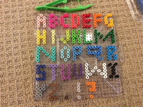 Perler Bead Alphabet Patterns