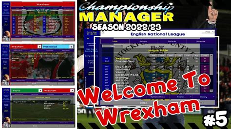 Welcome To WREXHAM I Road To Glory Ep 5 I Championship Manager 01 02