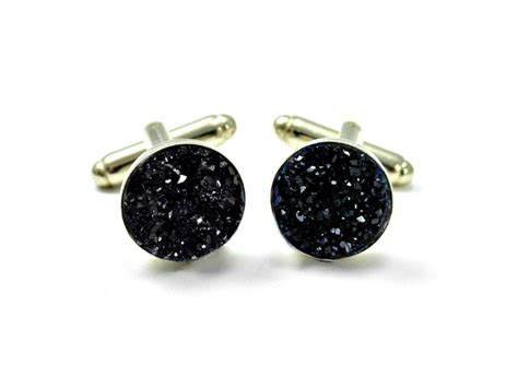 Black Cufflinks Suit Accessories Formal Wear Mens Accessories - Etsy