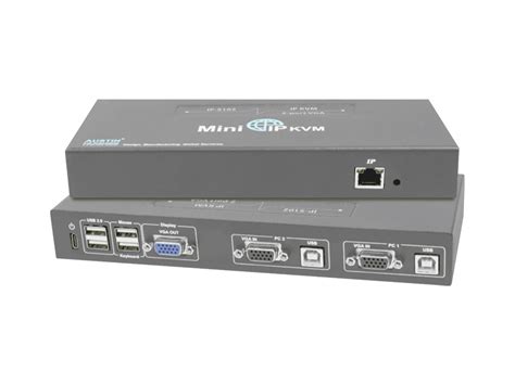 IP-S102 - 2-Port VGA Mini IP KVM