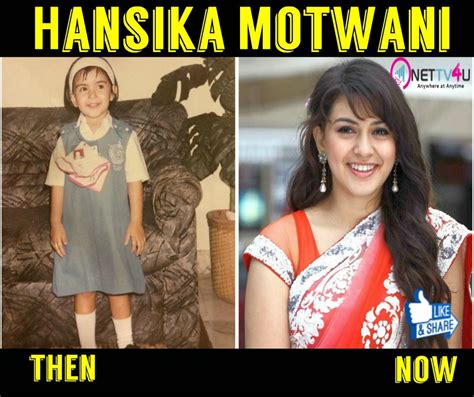 Childhood Photos Of Hansika Motwani