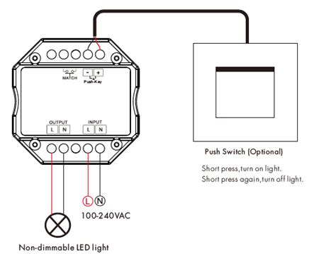 SKYDANCE SS B RF Smart AC Switch Push Switch Instruction Manual