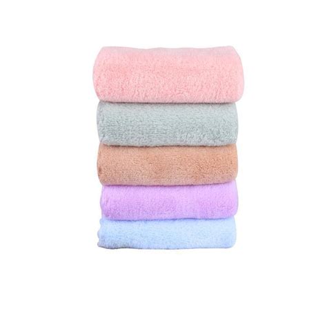 High Density Coral Velvet Small Size Table Towel Plain Square Cleaning