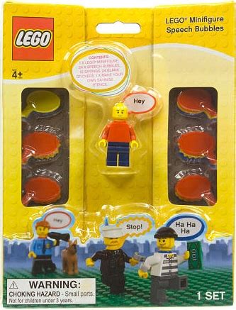 Lego Minifigure Speech Bubbles