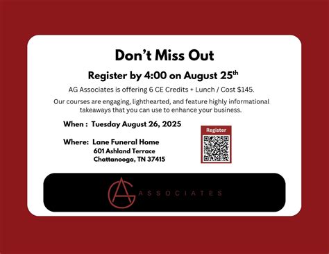 Community Events and Services at Lane Funeral Home South Crest 21