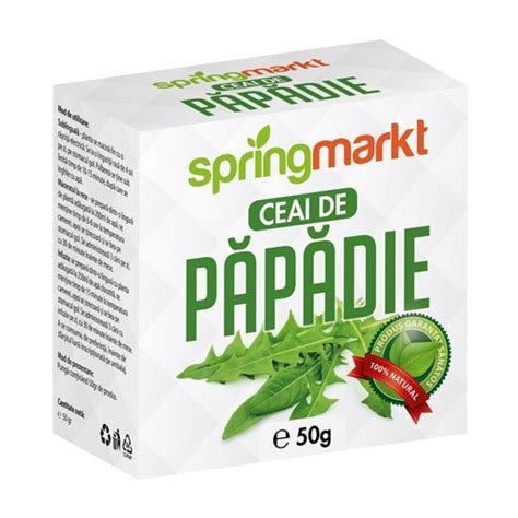 Чай от глухарче 50 грама Springmarkt - eMAG.bg