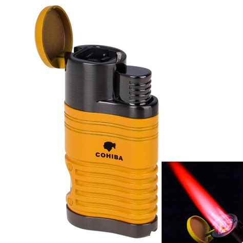 New High Grade Windproof Lighter Torch Jet Flame Refillable Inflatable