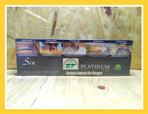 Jual Rokok Herbal Sin Platinum Spesial Di Lapak Rokok Herbal Sin Kota