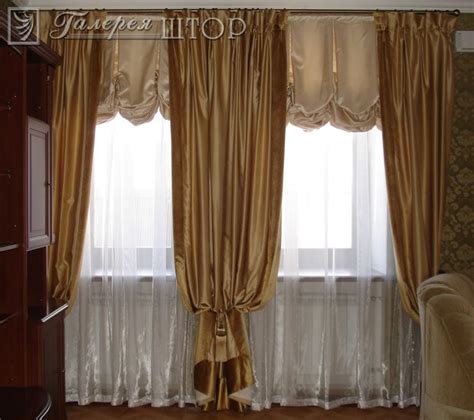 Австрийские шторы в современном интерьере