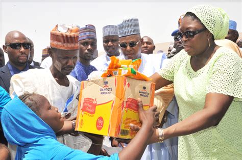 IDPs Dangote Flags Off Distribution Of Food Items For Ramadan