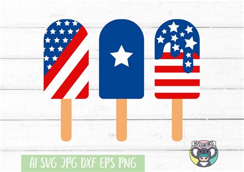 Th Of July Svg Popsicle Svg Independence Day Svg American Etsy