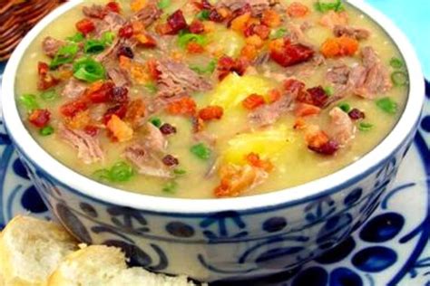 Sopa de mandioca músculo e bacon perfeita e super cremosa