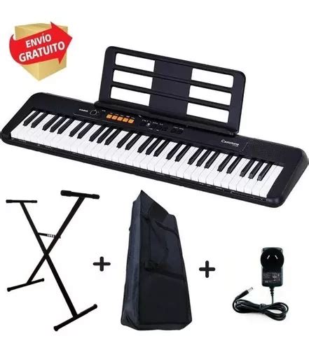 Teclado Casio Cts100 Organo 5 Octavas Casiotone Funda Pie