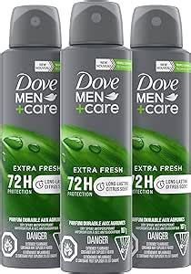 Dove Men Care Lot de 3 déodorants anti transpirants en spray sec pour