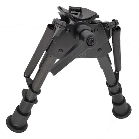 Tactical 6 9 Inch Carbon Fiber Harris Swivel Bipod With Pod Loc