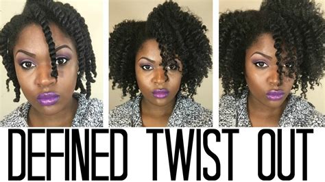 Defined Twist Out Tutorial Ft Shea Moisture Jbco Leave In Youtube