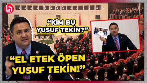 Chp Li Vekil Meclis K Rs S Nden Esti G Rledi Yusuf Tekin E A T