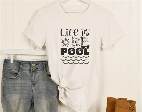 Pool Quotes Svg Bundle 6 Designs Pool Sayings Svg Pool Shirt Svg By