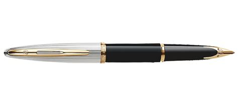 Carène Deluxe Black Fountain Pen GT - Waterman