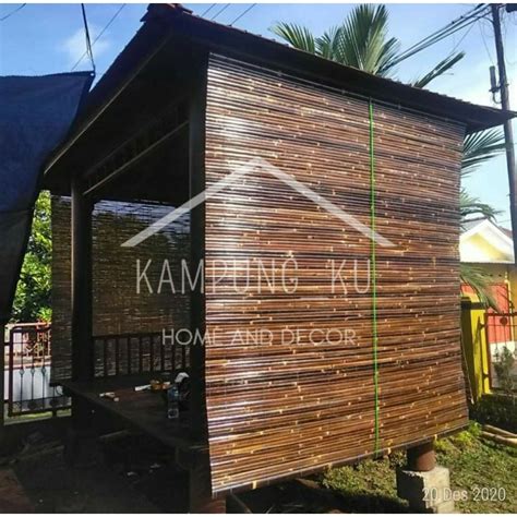 Jual Tirai Bambu T 2M X L 1M Tirai Bambu Gulung Kerai Bambu Tirai