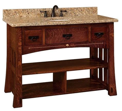 49 Single Bathroom Vanity Cabinet From Dutchcrafters Amish Furniture